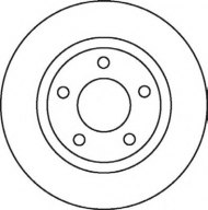 Тормозной диск BENDIX 562060B