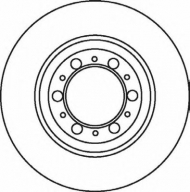 Тормозной диск BENDIX 562063B