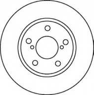 Тормозной диск BENDIX 562077B