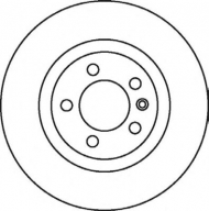 Тормозной диск BENDIX 562079B