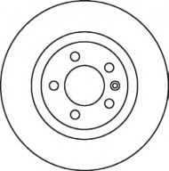 Тормозной диск BENDIX 562081B