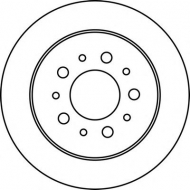 Тормозной диск BENDIX 562215B