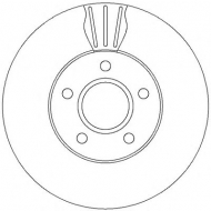 Тормозной диск BENDIX 562364B