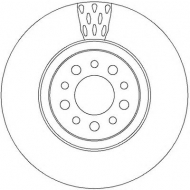 Тормозной диск BENDIX 562391B