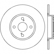 Тормозной диск BENDIX 562412B