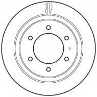 Тормозной диск BENDIX 562665BC