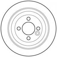Тормозной диск BENDIX 562700BC