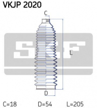 Комплект пыльника SKF VKJP 2020