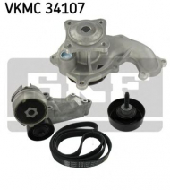 Комплект водяного насоса / ручейковых ремней SKF VKMC 34107