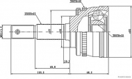 Шарнирный комплект HERTH+BUSS JAKOPARTS J2821126