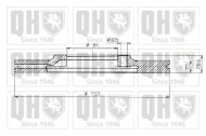 Тормозной диск QUINTON HAZELL BDC4585