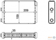 Теплообменник HELLA 8FH 351 308-251