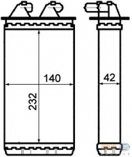 Теплообменник HELLA 8FH 351 313-201