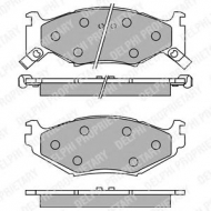 Комплект тормозных колодок DELPHI LP891