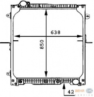Теплообменник HELLA 8MK 376 721-171