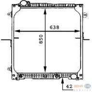 Теплообменник HELLA 8MK 376 721-181