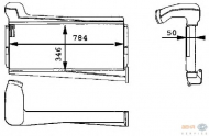Теплообменник HELLA 8ML 376 723-631