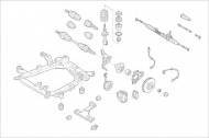 Подвеска колеса DELPHI OPEL-15343-F