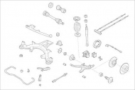 Подвеска колеса DELPHI OPEL-01023-R