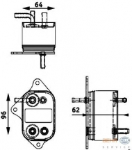 Теплообменник HELLA 8MK 376 745-011