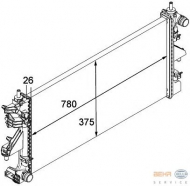 Теплообменник HELLA 8MK 376 745-021