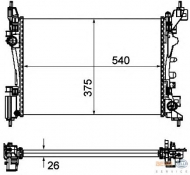Теплообменник HELLA 8MK 376 754-571