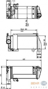 Теплообменник HELLA 8MO 376 765-571