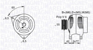 Генератор MAGNETI MARELLI 063533100530