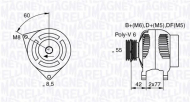 Генератор MAGNETI MARELLI 063533100540