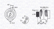 Генератор MAGNETI MARELLI 063321607010