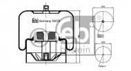 Баллон пневматической рессоры FEBI BILSTEIN 35878