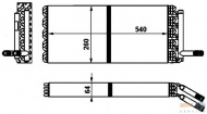 Теплообменник BEHR HELLA SERVICE 8FH 351 394-001