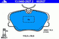 Комплект тормозных колодок ATE 13.0460-2927.2