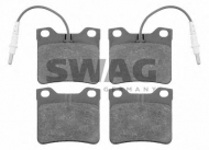 Комплект тормозных колодок SWAG 62 91 6137