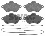 Комплект тормозных колодок SWAG 62 91 6376