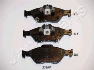 Комплект тормозных колодок JAPANPARTS PA-238AF