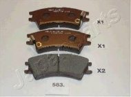 Комплект тормозных колодок JAPANPARTS PA-583AF
