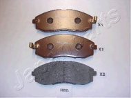 Комплект тормозных колодок JAPANPARTS PA-H02AF