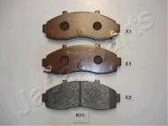 Комплект тормозных колодок JAPANPARTS PA-K01AF