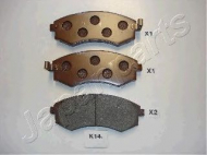 Комплект тормозных колодок JAPANPARTS PA-K14AF