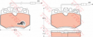 Комплект тормозных колодок TRW GDB446