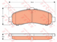 Комплект тормозных колодок TRW GDB7590