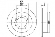 Тормозной диск PAGID 54701PRO