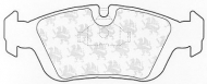 Комплект тормозных колодок QH Benelux BP531