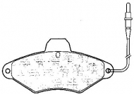Комплект тормозных колодок QH Benelux BP597