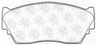 Комплект тормозных колодок QH Benelux BP603
