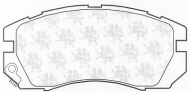 Комплект тормозных колодок QH Benelux BP744