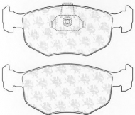 Комплект тормозных колодок QH Benelux BP832