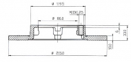 Тормозной диск QH Benelux BDC3740