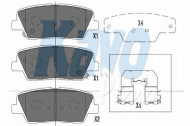 Комплект тормозных колодок KAVO PARTS KBP-3034